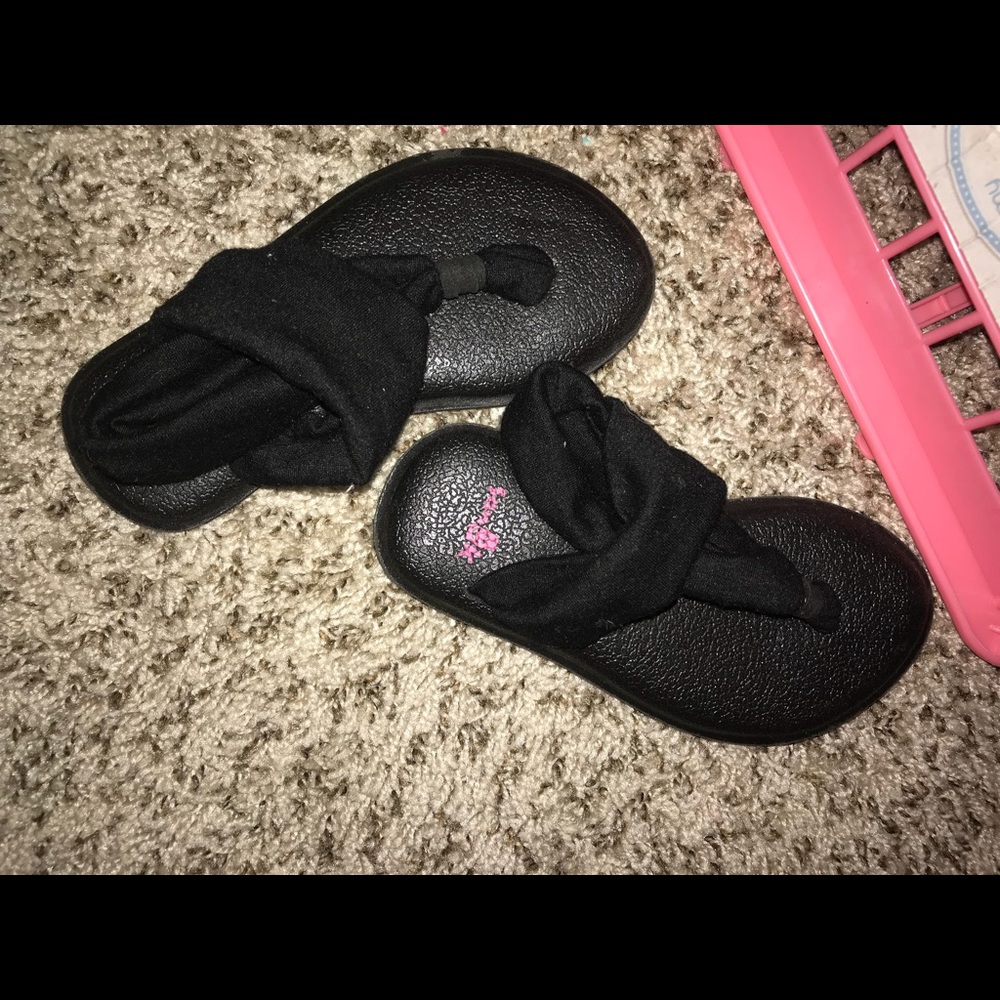 Little girls SANUK SLING YOGA SANDALS